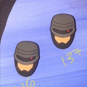 Robo cop croc charms